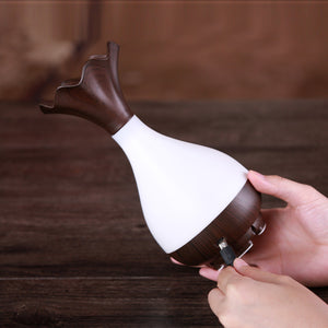 Wooden Vase USB Air Humidifier For Aromatherapy