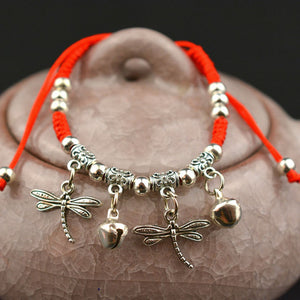 Red Rope Charm Bracelet