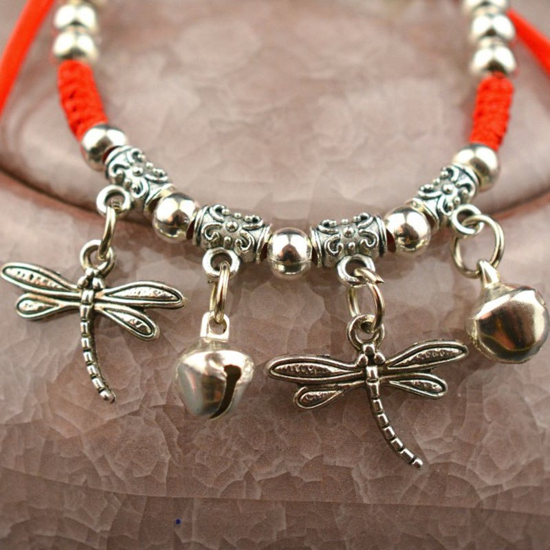 Red Rope Charm Bracelet