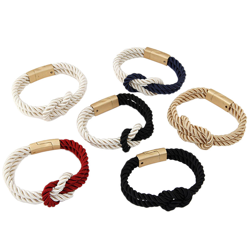 Slip Knot Cord Bracelet