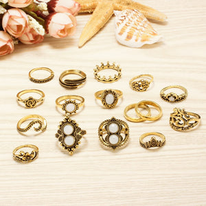 16 Piece Persian Ring Set