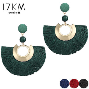 Tibetan Tassel Earrings