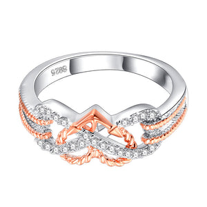 Anchored Heart For Infinity Ring