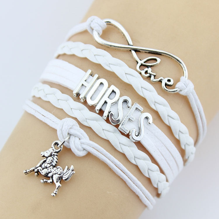 Horses For Infinity  Bracelet