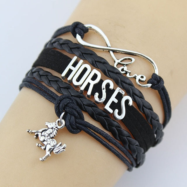 Horses For Infinity  Bracelet