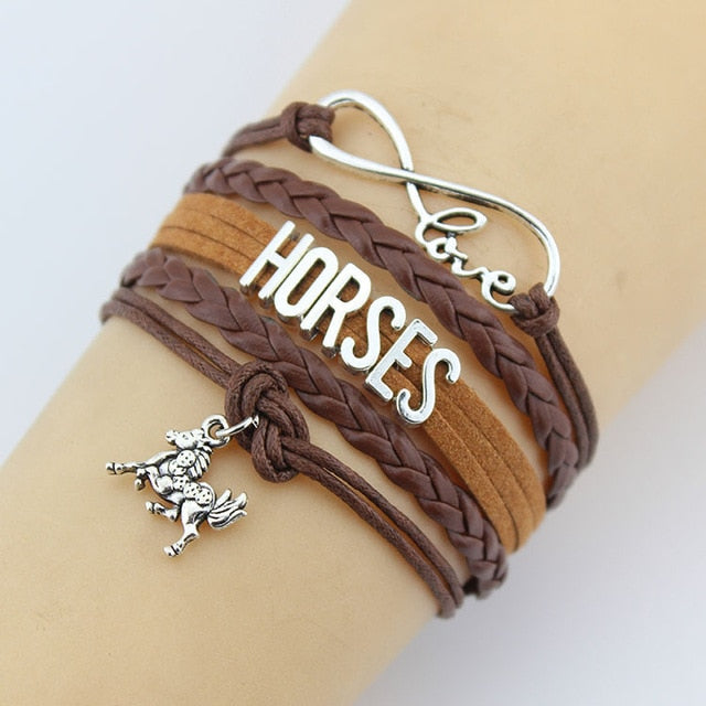 Horses For Infinity  Bracelet