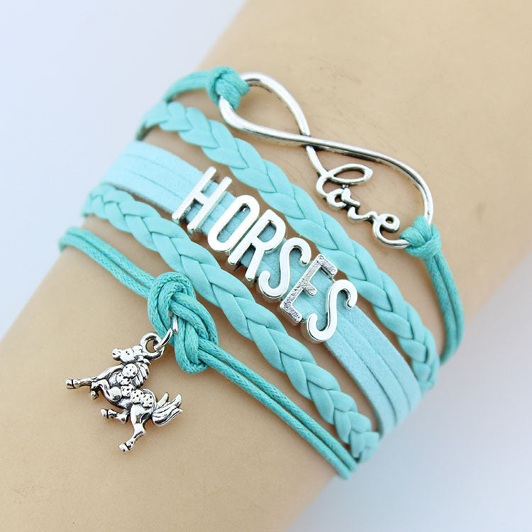 Horses For Infinity  Bracelet